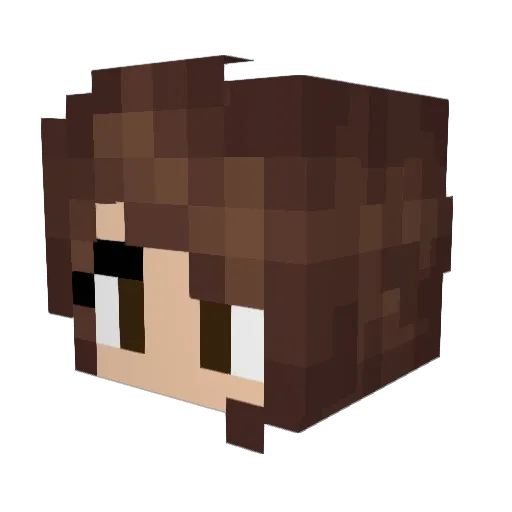 kempinski Minecraft avatar head, 3D render