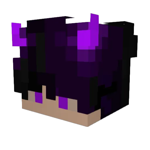 kempps Minecraft avatar head, 3D render