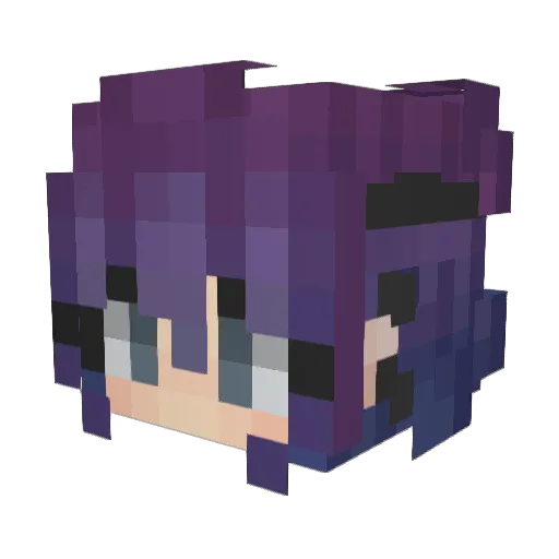 kemppu Minecraft avatar head, 3D render