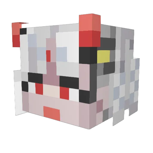 ken29556885 Minecraft avatar head, 3D render