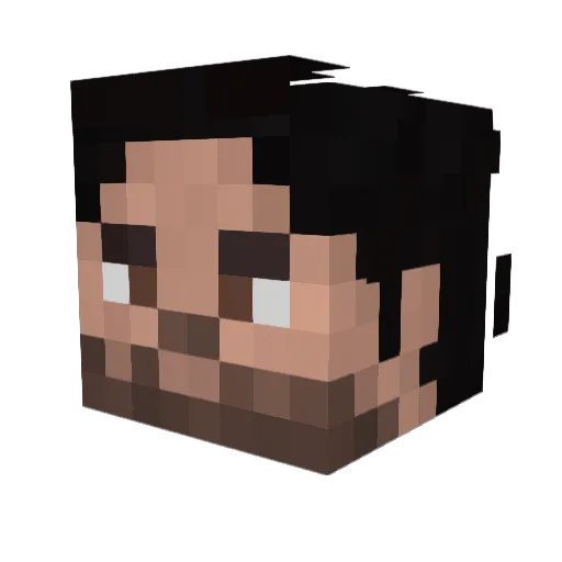ken6488 Minecraft avatar head, 3D render