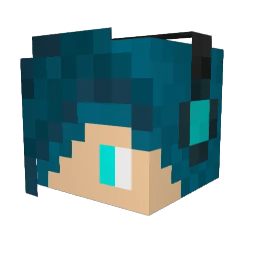 ken_0621 Minecraft avatar head, 3D render
