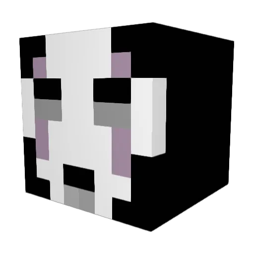 ken_114514 Minecraft avatar head, 3D render