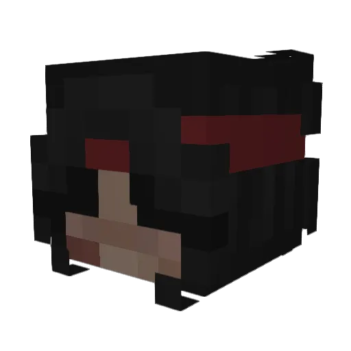 ken_u_not Minecraft avatar head, 3D render
