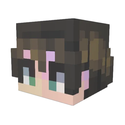 kena1027 Minecraft avatar head, 3D render