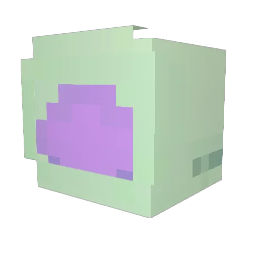 kenamy Minecraft avatar head, 3D render