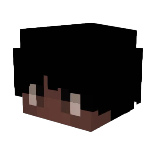 kencolded Minecraft avatar head, 3D render