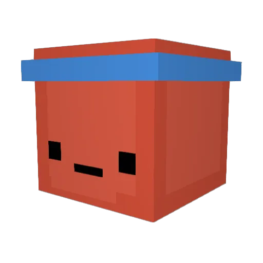 kencrafterr Minecraft avatar head, 3D render