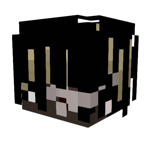 kencxrson Minecraft avatar head, 3D render