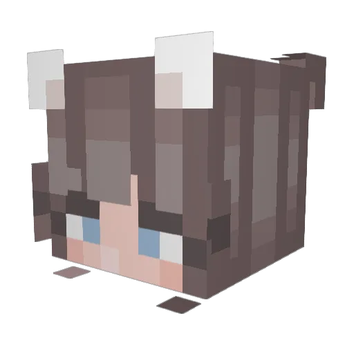 kendallnivek Minecraft avatar head, 3D render