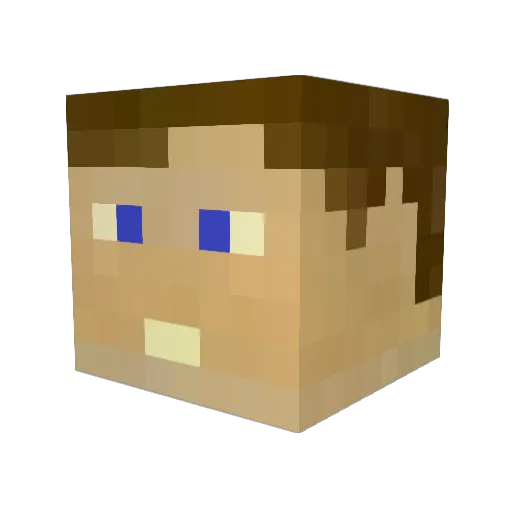 kendav50 Minecraft avatar head, 3D render