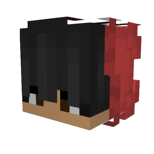 kendr4ysik Minecraft avatar head, 3D render