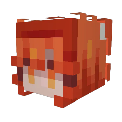 kendragrace Minecraft avatar head, 3D render