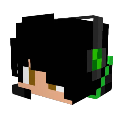 kendrickx Minecraft avatar head, 3D render