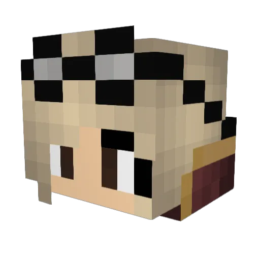 kendyss Minecraft avatar head, 3D render