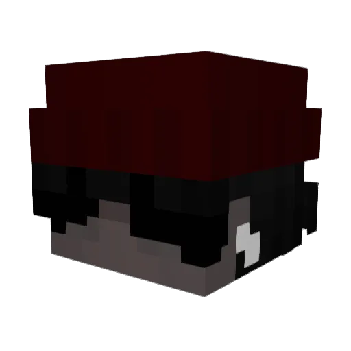 kendyyKBzero Minecraft avatar head, 3D render