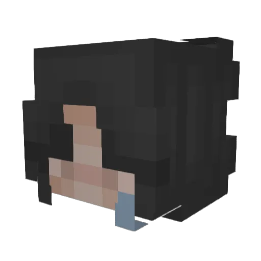 kenechi52 Minecraft avatar head, 3D render