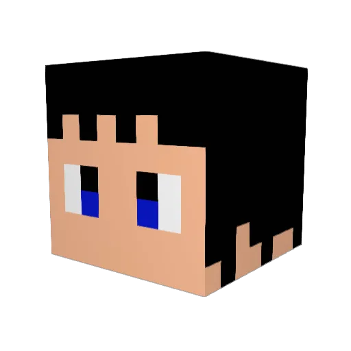 kenenemy Minecraft avatar head, 3D render