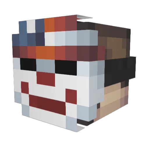 kenergi Minecraft avatar head, 3D render