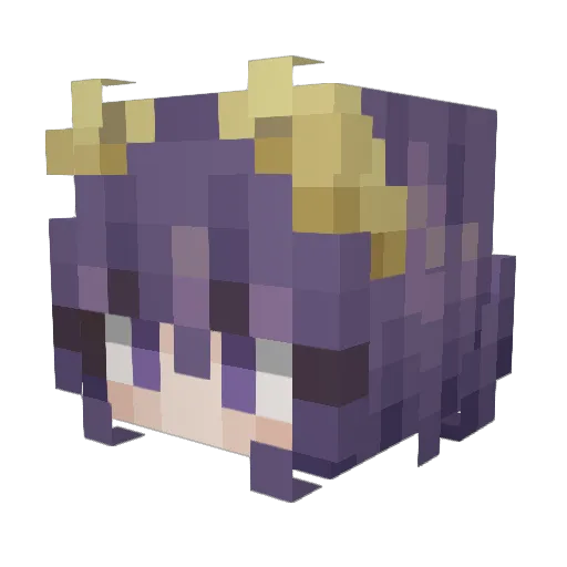 kengotte Minecraft avatar head, 3D render