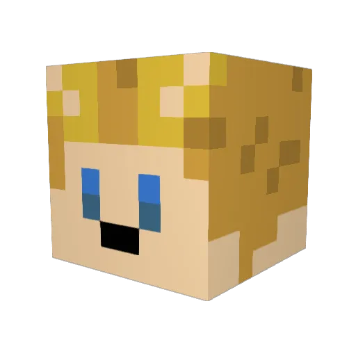 kenichi2019 Minecraft avatar head, 3D render