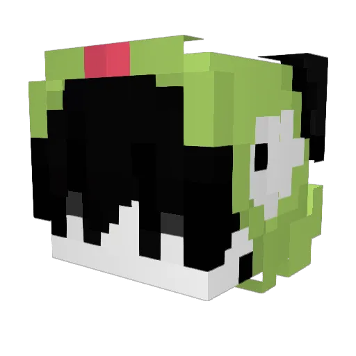 kenieel Minecraft avatar head, 3D render
