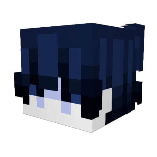 kenjiSK8 Minecraft avatar head, 3D render