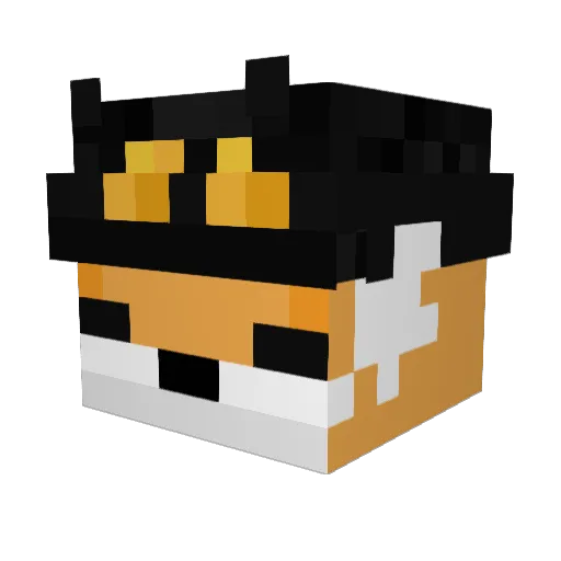 kenjideath Minecraft avatar head, 3D render