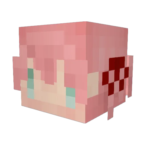 kenken714 Minecraft avatar head, 3D render