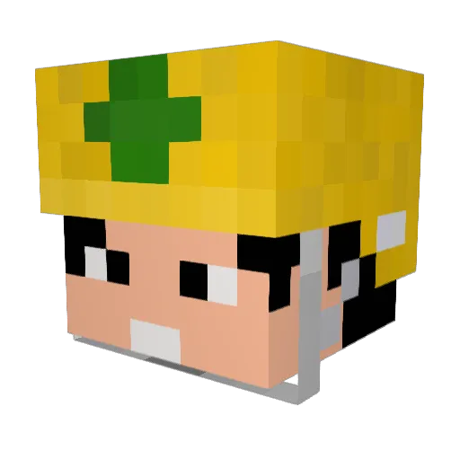 kenkenpa000 Minecraft avatar head, 3D render