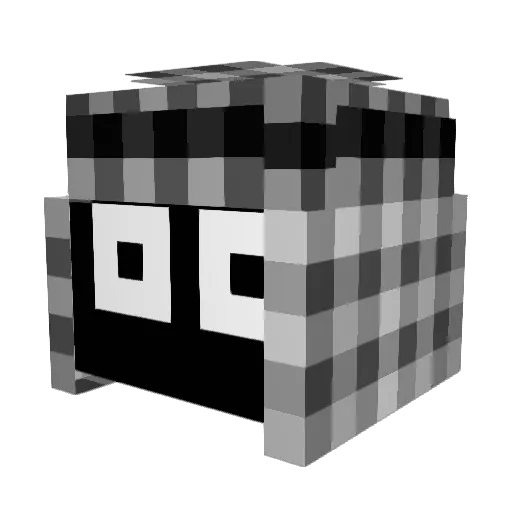 kenkon10 Minecraft avatar head, 3D render