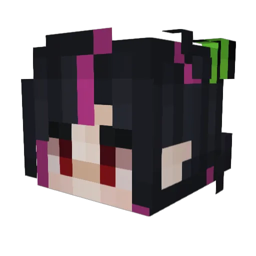 kenkunoo Minecraft avatar head, 3D render