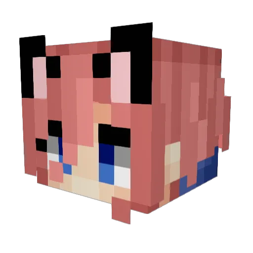 kenma211 Minecraft avatar head, 3D render