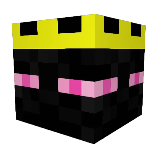 kenmachine Minecraft avatar head, 3D render