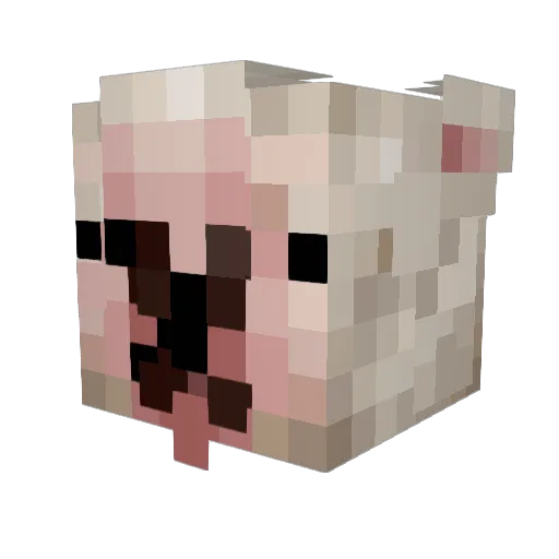 kenmarrrr Minecraft avatar head, 3D render