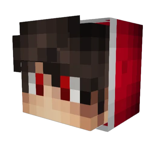 kenmaru_1020 Minecraft avatar head, 3D render