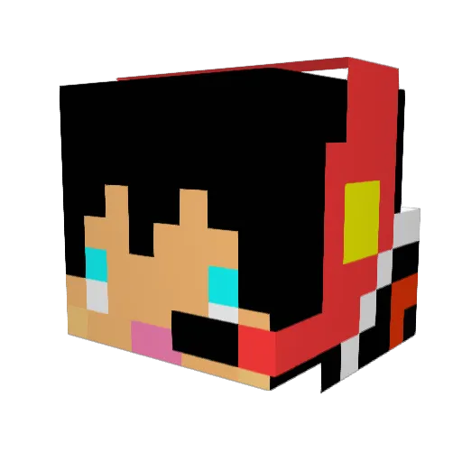 kenn_kenn Minecraft avatar head, 3D render