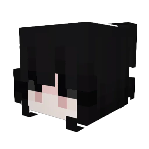 kennddo Minecraft avatar head, 3D render