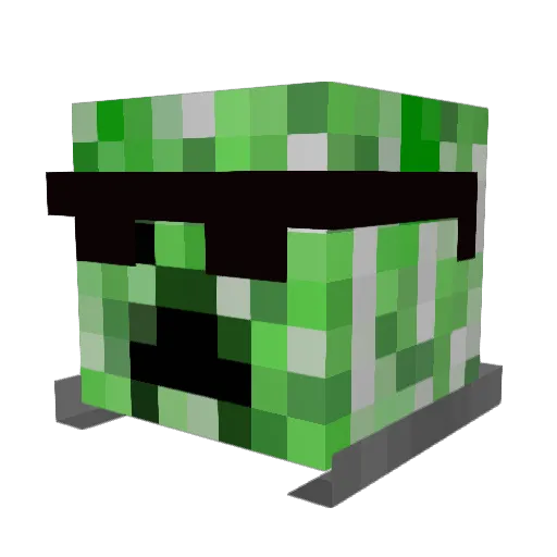 kennedimarioth Minecraft avatar head, 3D render
