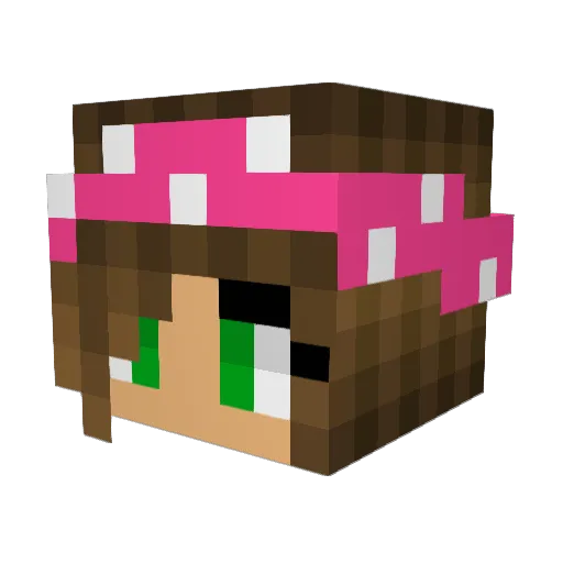 kennedy1130 Minecraft avatar head, 3D render