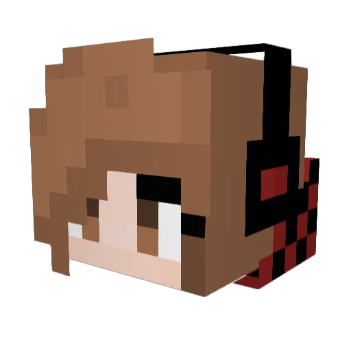 kennedy211 Minecraft avatar head, 3D render