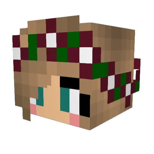 kennedyrae2003 Minecraft avatar head, 3D render