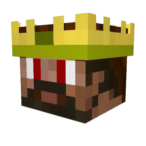 kennes36 Minecraft avatar head, 3D render