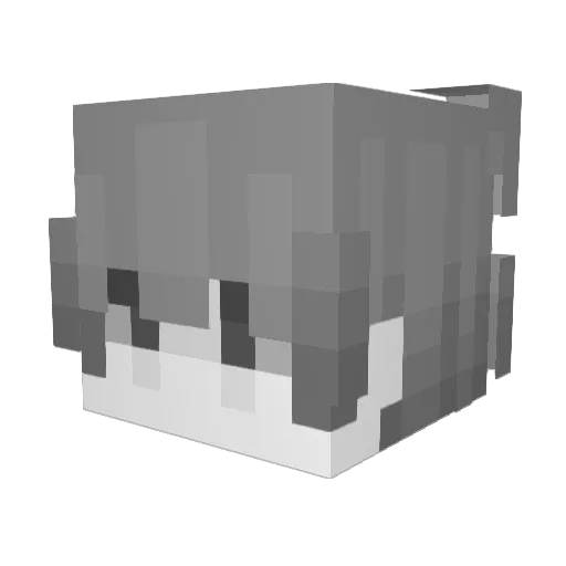 kennexto Minecraft avatar head, 3D render