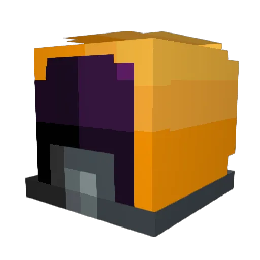 kennishin Minecraft avatar head, 3D render