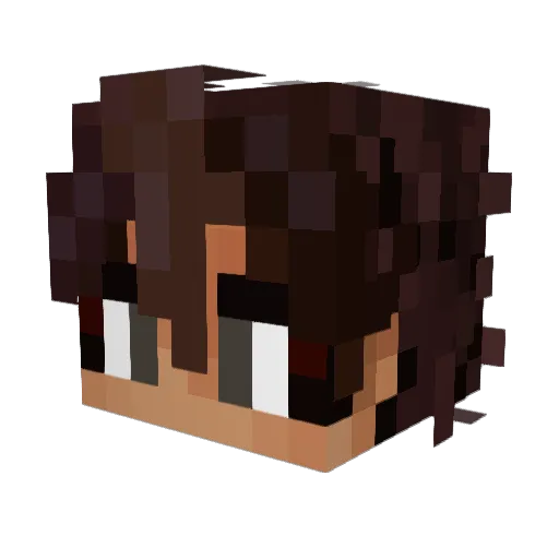 kenny_boisen Minecraft avatar head, 3D render