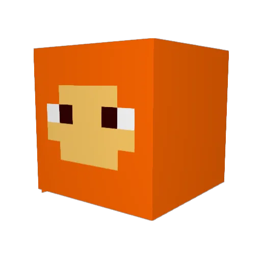 kenny_t Minecraft avatar head, 3D render
