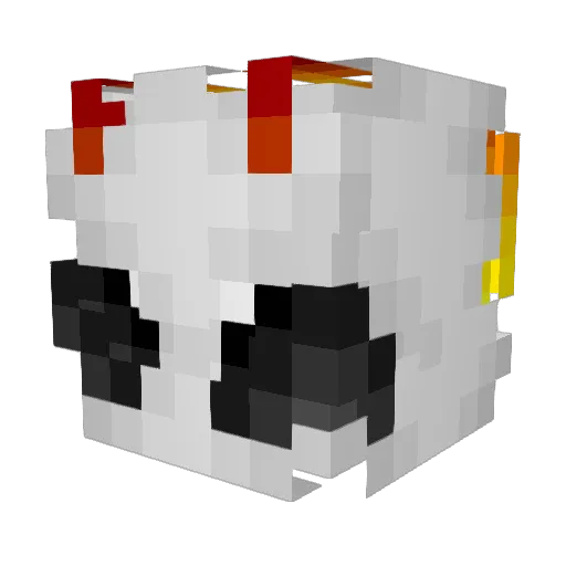 kenny_zh Minecraft avatar head, 3D render