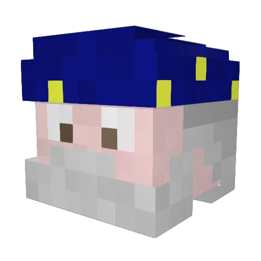 kennykicks10 Minecraft avatar head, 3D render