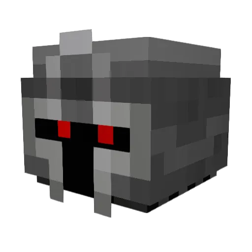 kenrocket Minecraft avatar head, 3D render